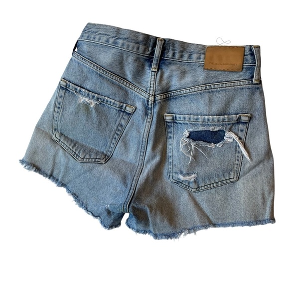 Citizens of Humanity Marlow shorts 25 High rise waist Button fly Organic cotton - Picture 3 of 8